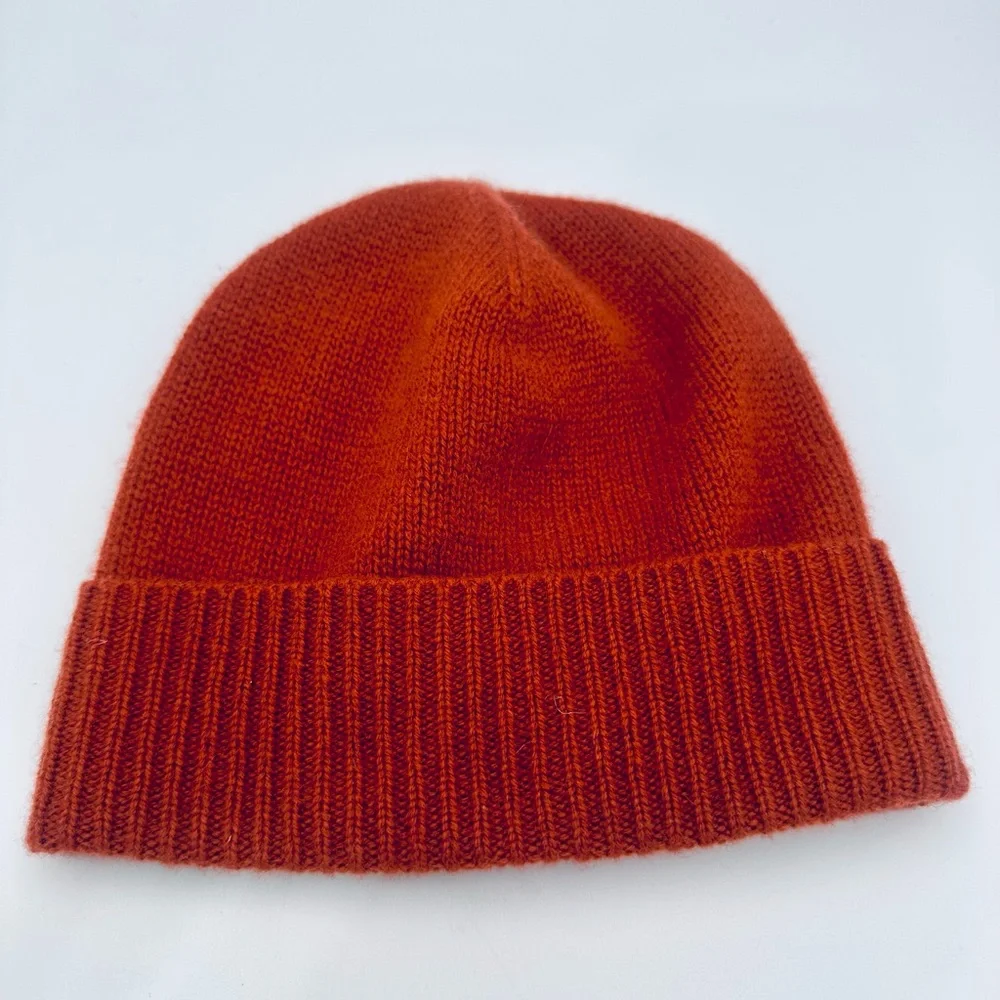 Charter Club Cashmere Cuffed Beanie Hat Women's One Size BRONZE PECAN